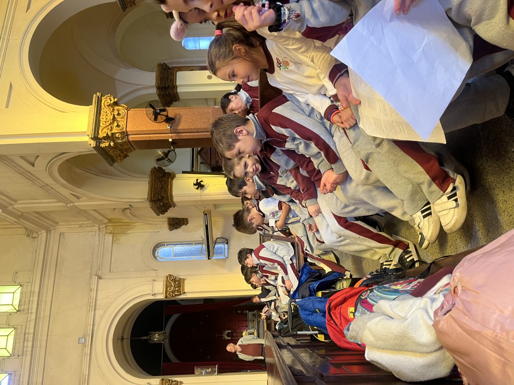 Oración con Primaria en Catedral